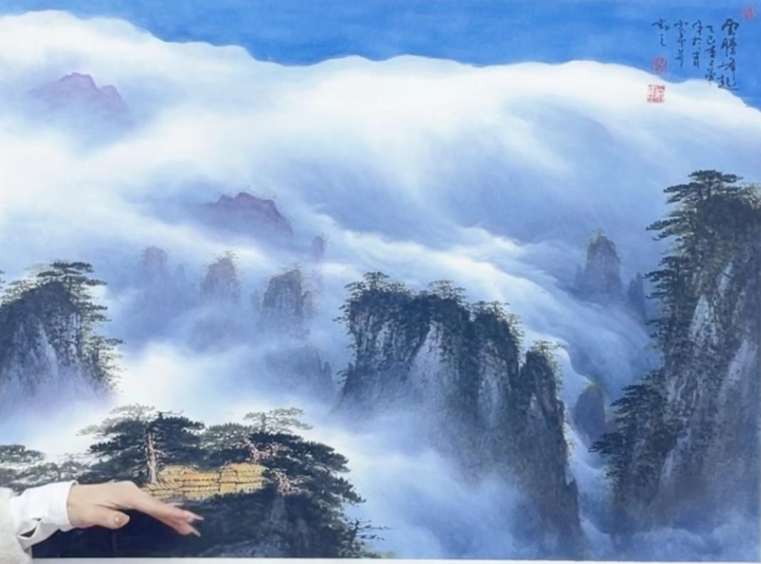 大自然绘就的水墨画