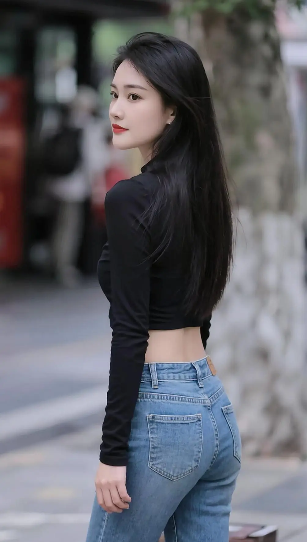 穿搭 显瘦穿搭 牛仔裤 小个子穿搭