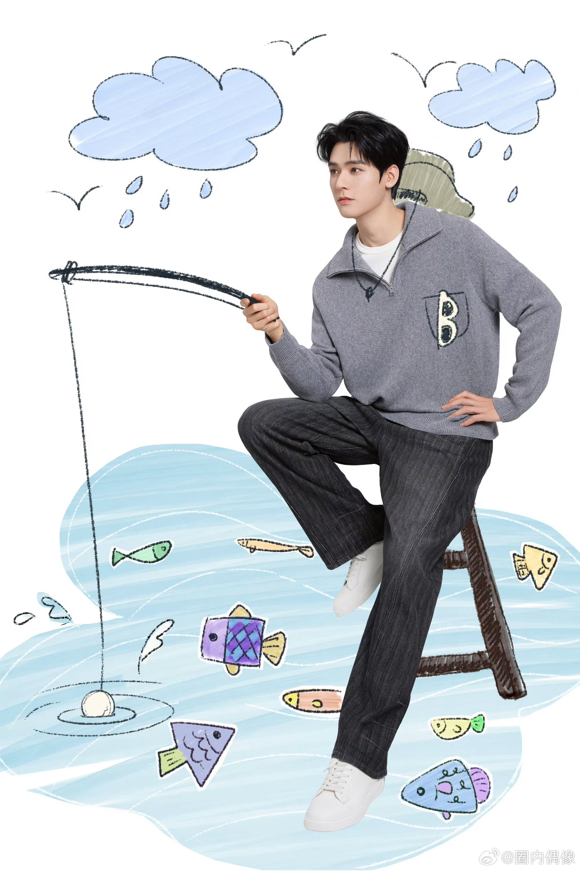 龚俊祝大家元宵喜乐诸事圆满龚俊用汤圆钓鱼龚俊这波元宵营业好鲜活～用汤圆当饵解锁钓