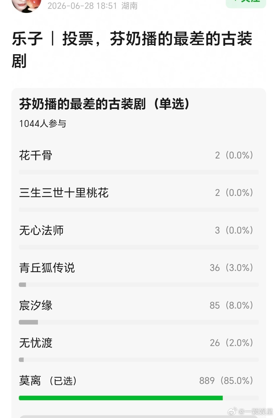 沫莉实至名归了～ 
