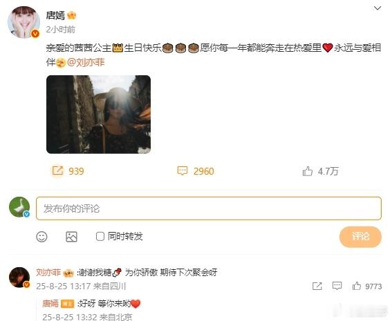 刘亦菲唐嫣越下次聚会 刘亦菲唐嫣越下次聚会真的是觉得太惊喜了吧，下次姐姐们的聚会