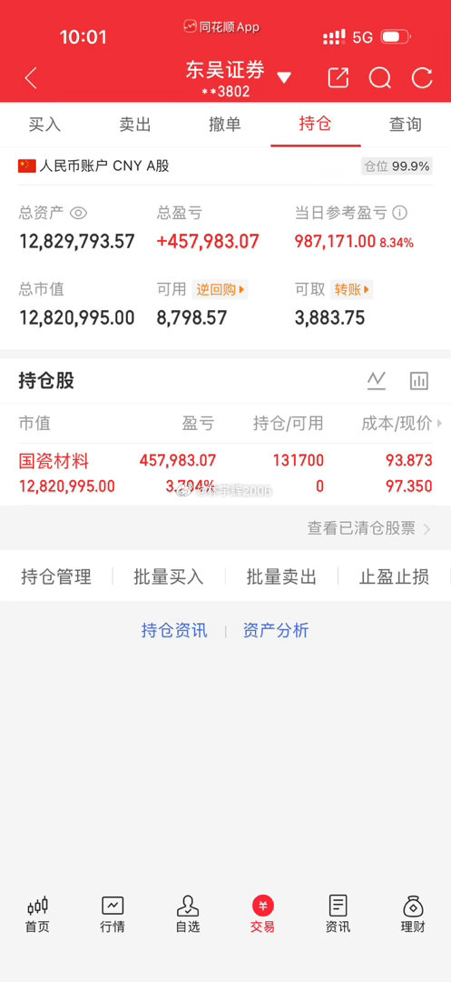300万本金，目标一年1500万，拒绝马后炮，全程公开验证，欢迎大家一起见证！（