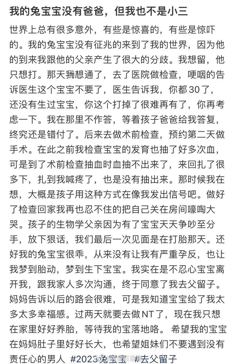 我的兔子没有爸爸，但我不是小三 ​​​