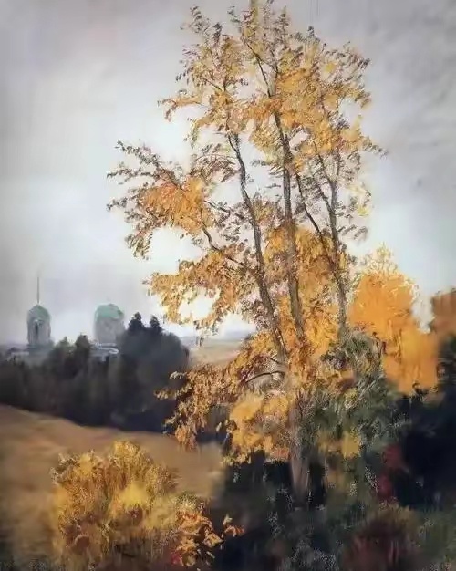 画家列维坦的风景油画作品欣赏遇见艺术遇见美好绘画