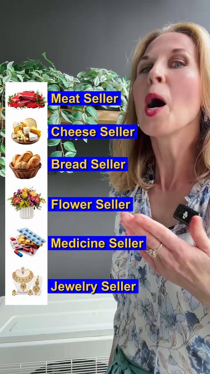 Meat Seller，Cheese Seller，Bread Seller，F