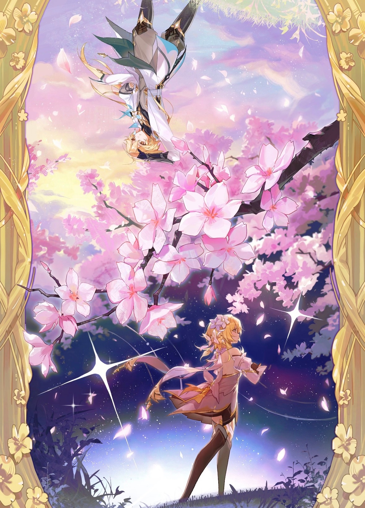 原神✨角色🌸生日贺图唯有自身强大，才能让命运低头。 