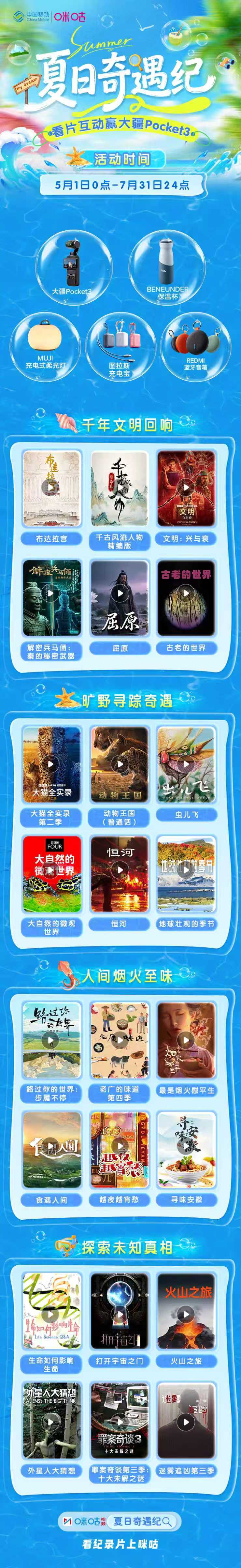 #看纪录片上咪咕##夏日奇遇纪# 🔥福利放送第3弹火热来袭！⚽️世界杯激战正酣
