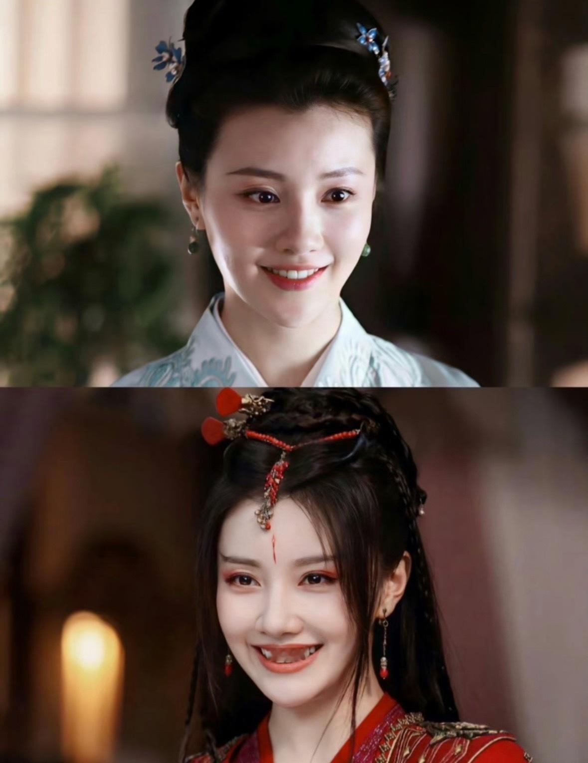 其实王鹤润挺好看的，起码是纯天然美女，长相很大气不是那种网红脸很适合大屏幕，就是