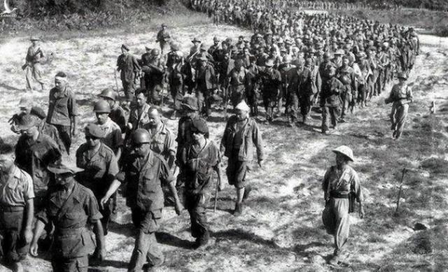 1950年初，国民党上万残军逃入越南，遭到谅山法军猛烈的火力袭击，被打死几百人。