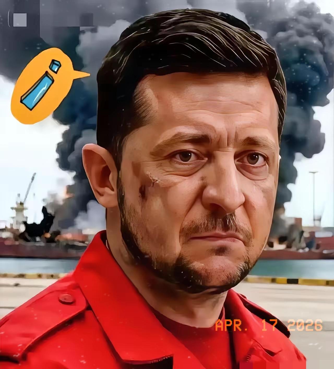 4月16号天还没亮，无人机撞上基辅一栋高层楼，玻璃全碎了，火从十一层往下烧。防空