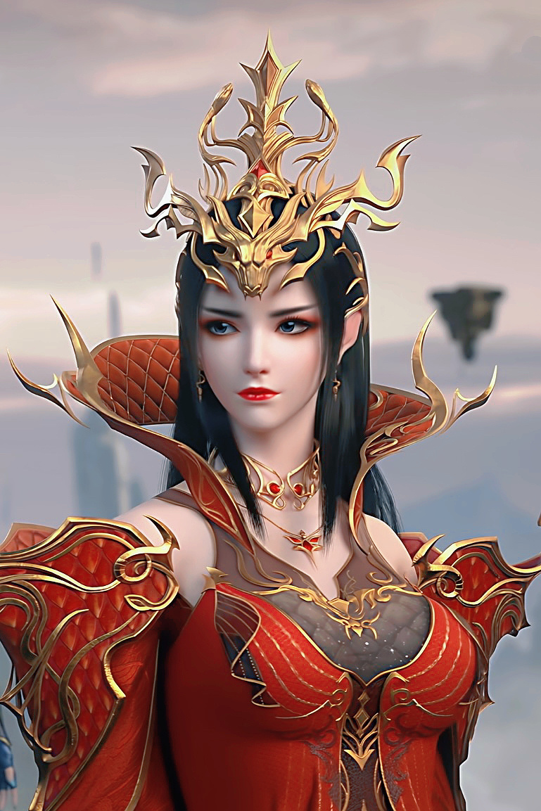 美杜莎女王国漫女神 彩鳞 ♥ 截修美图最近每一集都出场，每一集都有高光时刻，特别