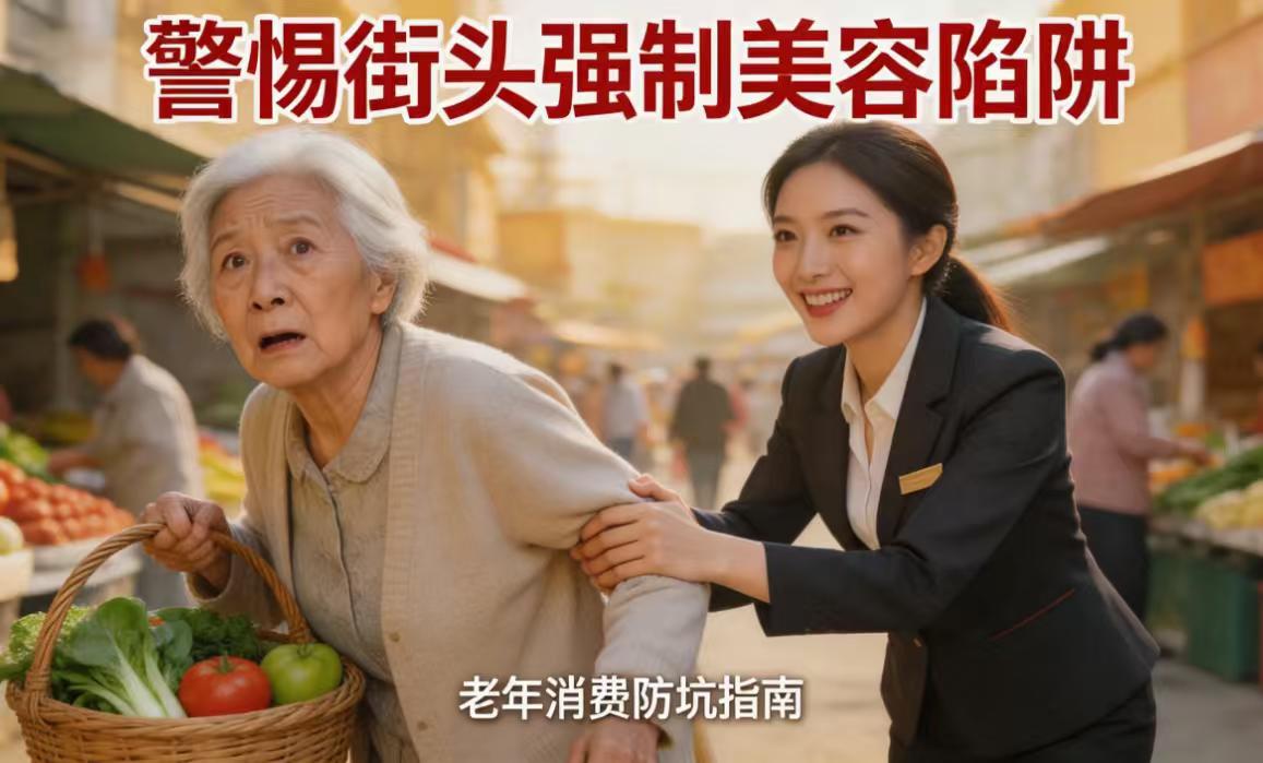 七旬老人买菜路上被拉去纹眉割眼袋，家属讨说法反遭怼：“90岁也需要美！”
> 买