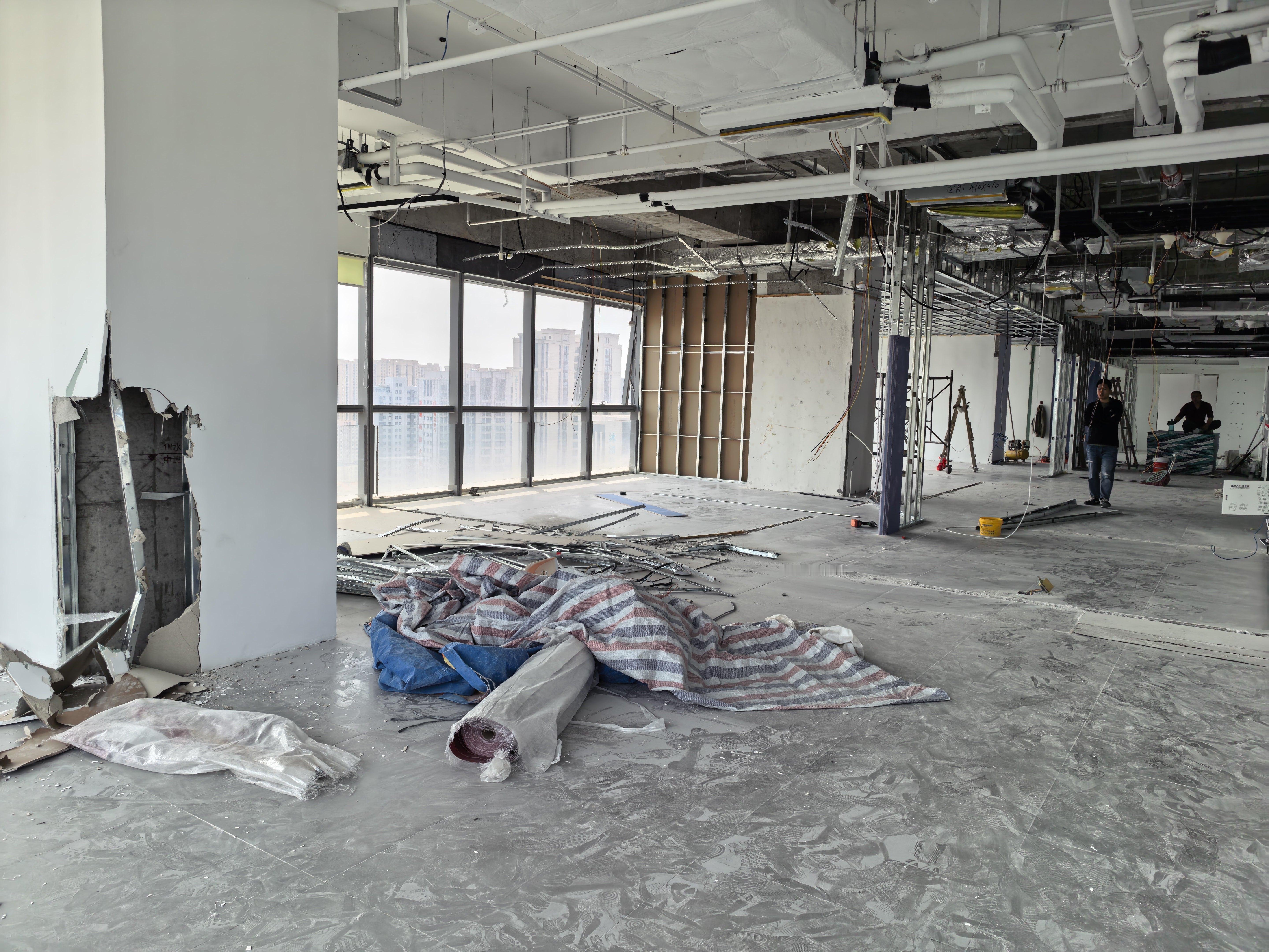 新办公室装修中。 青岛·金水·信联天地