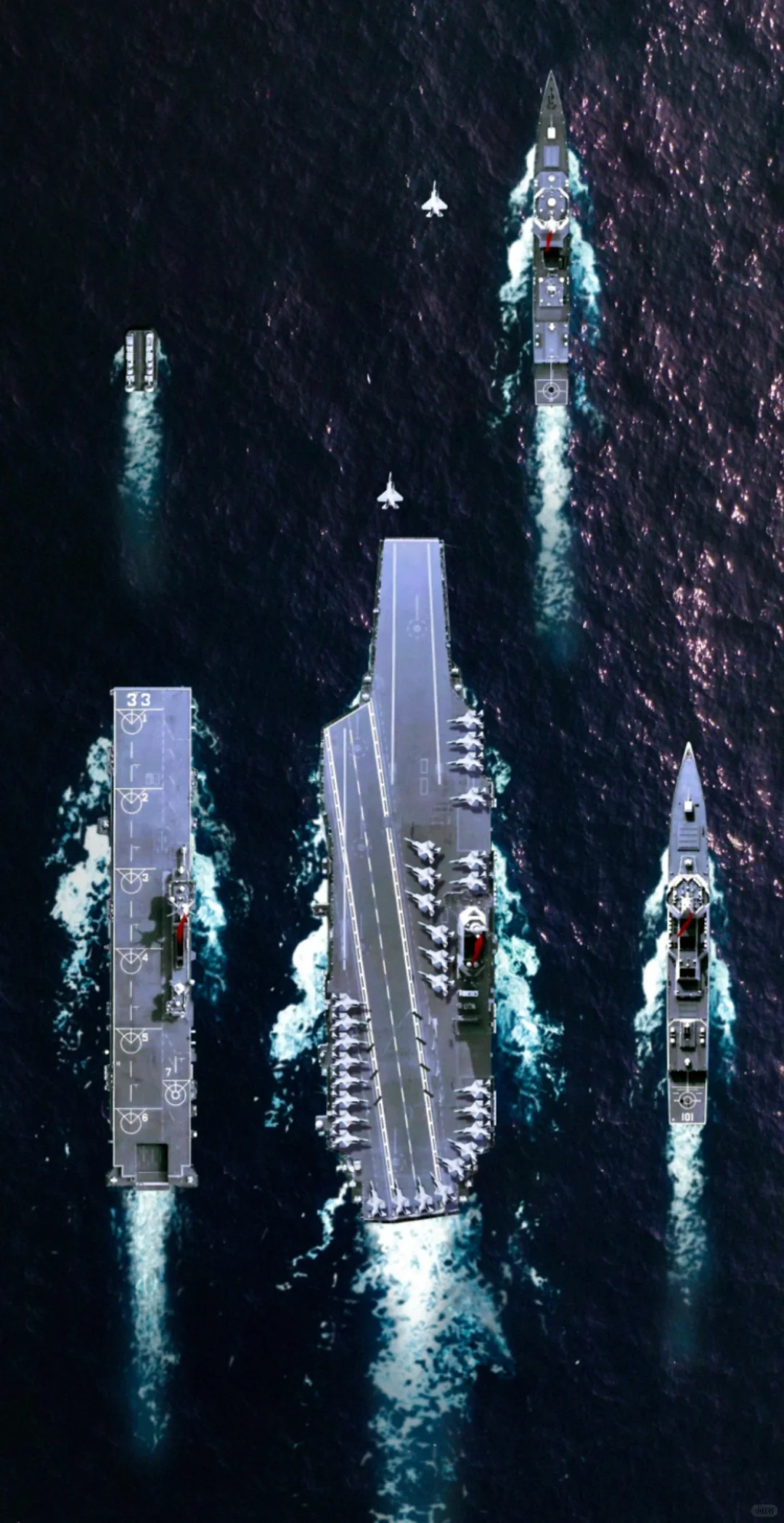 003福建舰航母编队