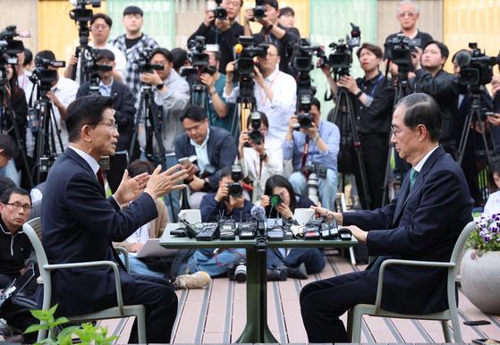 韩德洙与金文洙整合破裂，国民力量党考虑与李俊熙联合

随着金文洙（国民力量党候选