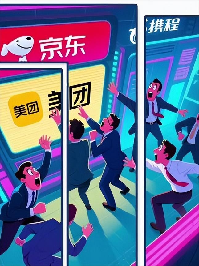 国外局势动荡之际，国内互联网巨头的竞争白热化——京东、美团、携程围绕万亿级酒旅赛