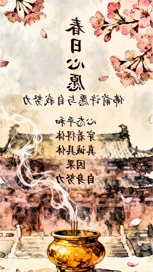 今年春天，谁心里没有个亟待实现的心愿呢？有人想去佛前许愿，认为那是心灵的寄托。但