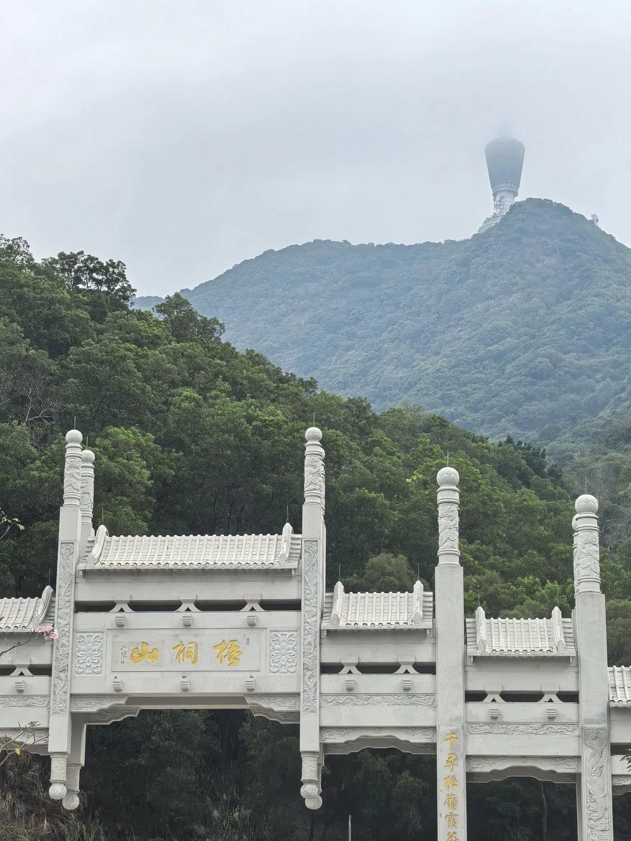 七律·乙巳年五一节登深圳梧桐山

雾锁梧桐隐翠烟，
云生岭表意无边。
危阶直上三