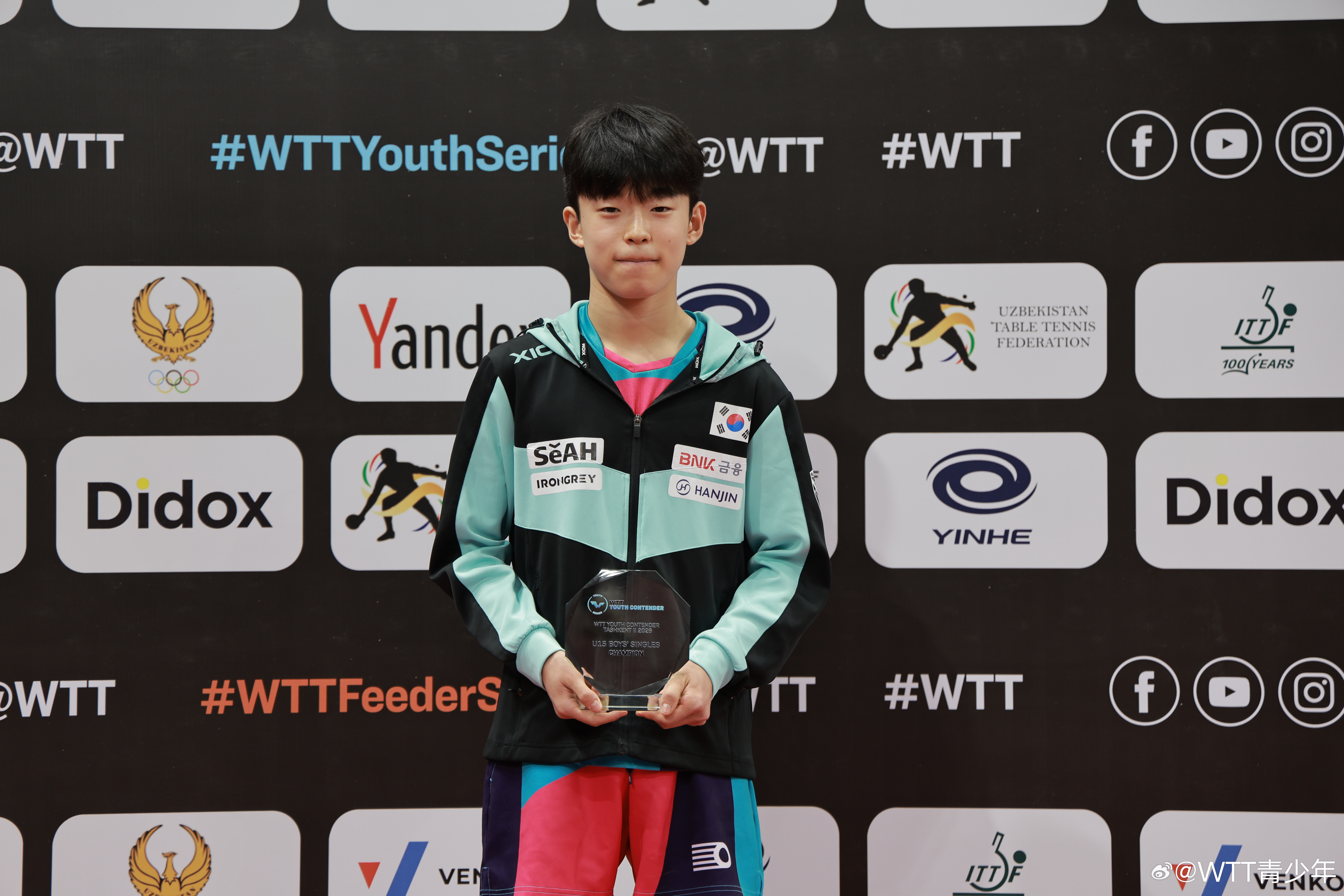 当地时间7月22日，WTT青少年常规挑战赛塔什干站2026在乌兹别克斯坦落幕，各