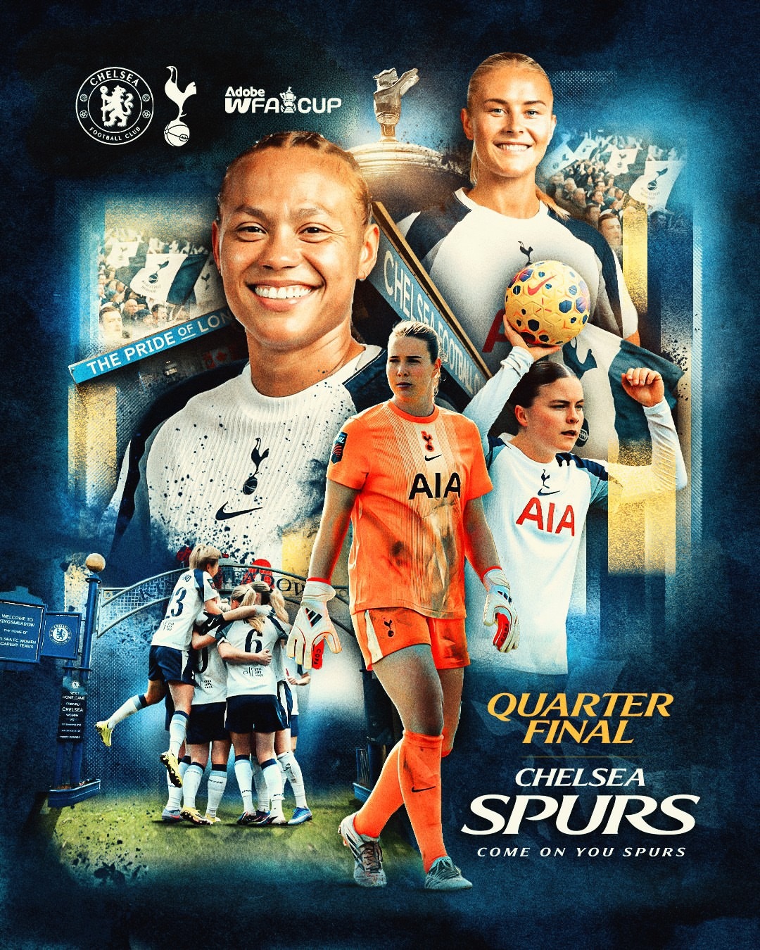 MATCHDAY 🌟🆚 切尔西女足🏆 足总杯1/4决赛🏟️ Kingsm