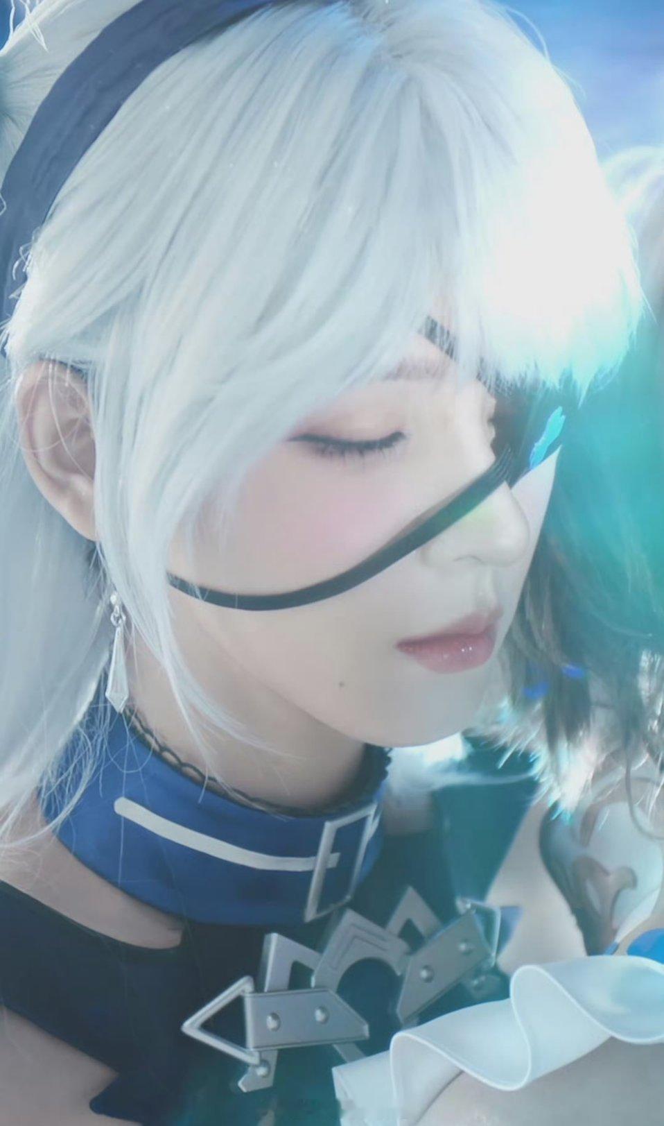 #张予曦独眼狙神造型#怎么可以这么好看啊，张予曦完美的造型简直绝绝子，美女出co