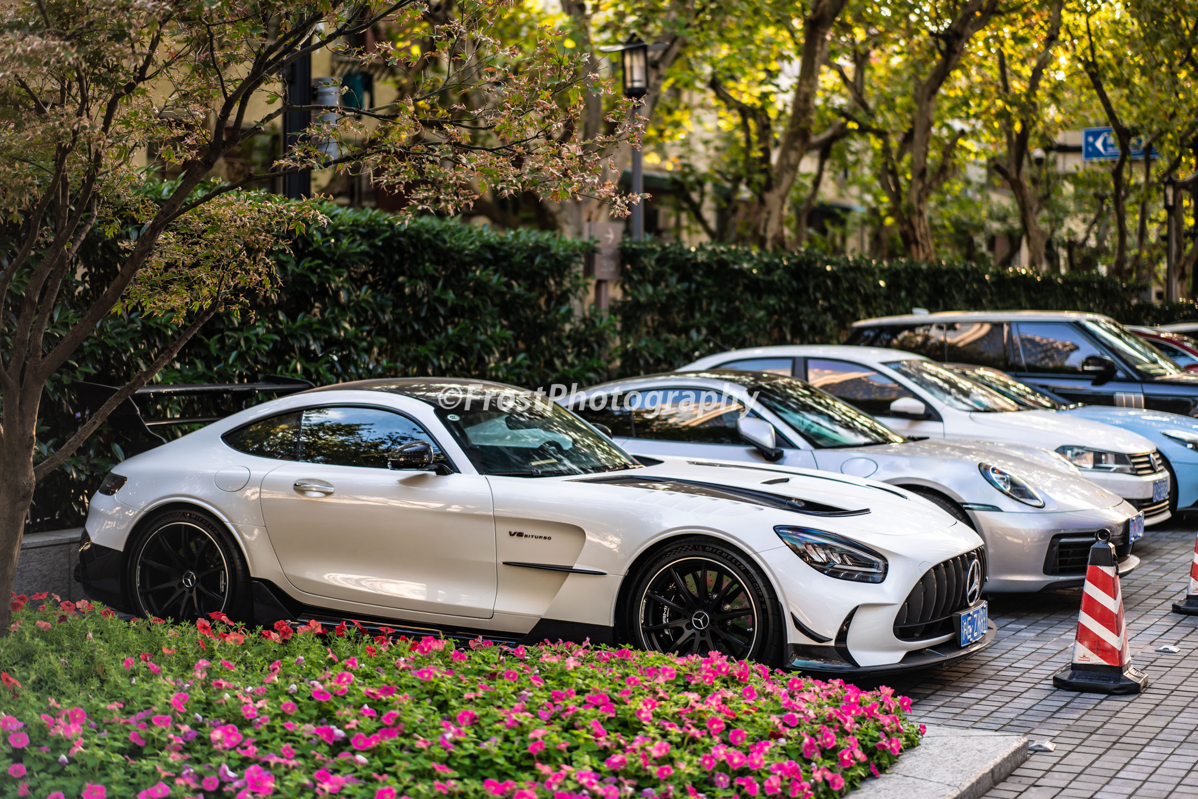 上海新天地偶遇的两辆amg gt black series，国内只有二十多辆这个