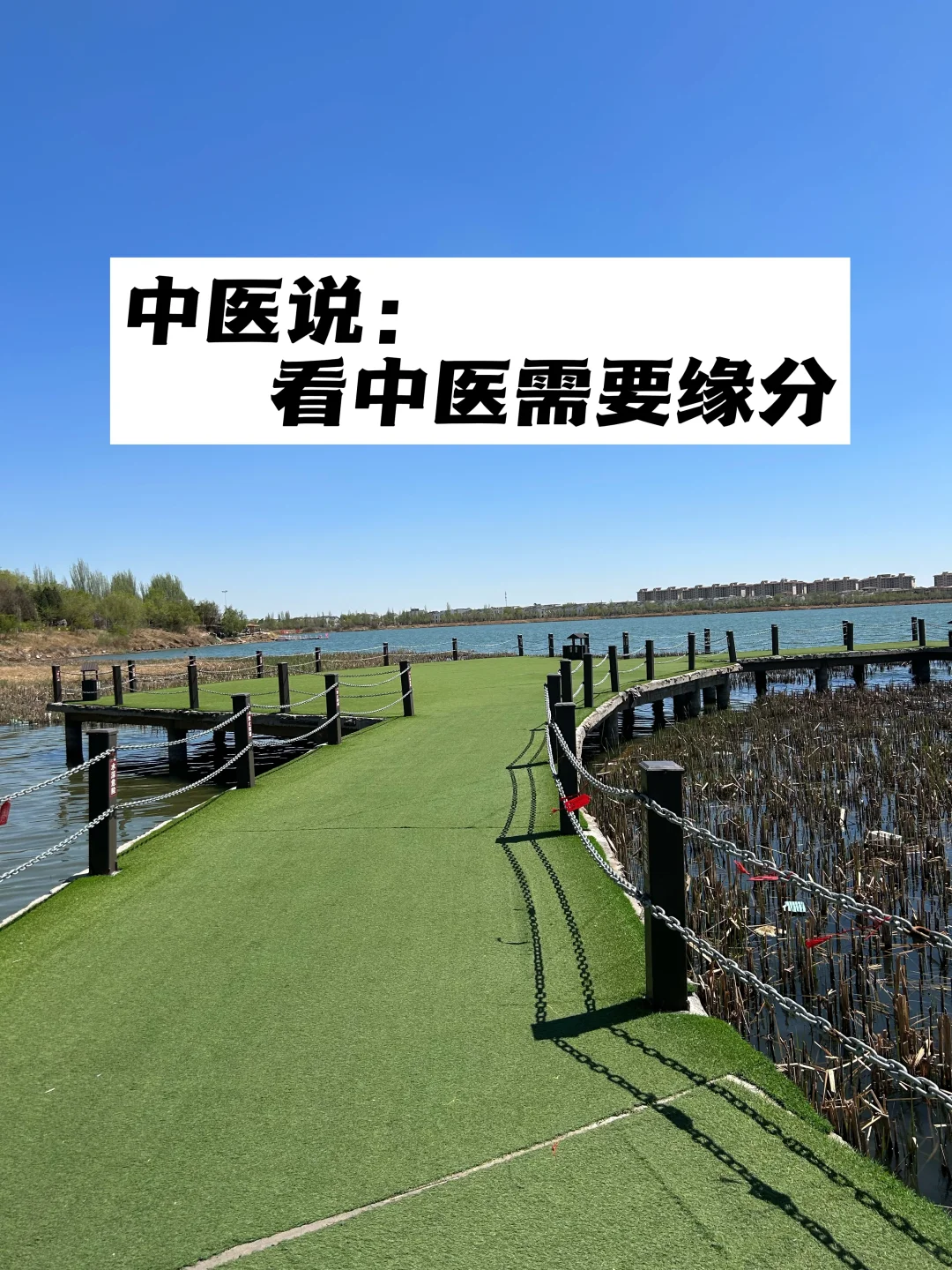 中医说：看中医需要缘分.