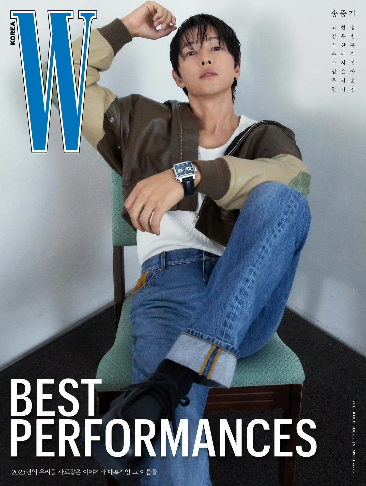 宋仲基✖️W Korea 十月刊封面大片 ​​​