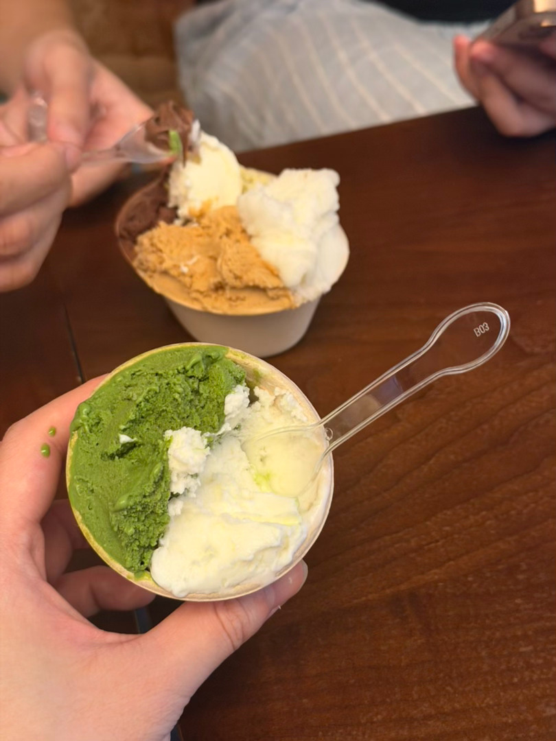 大米 滇红 还有抹茶最好吃！重点是可以试吃～ 