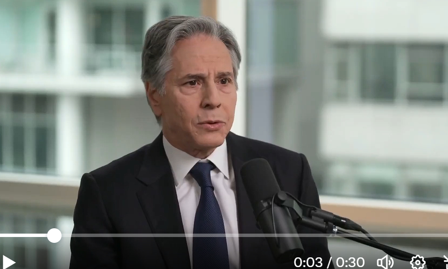 【布林肯：何不宣布战争胜利？】刚刚看到一个采访视频，采访的对象是美国前国务卿布林