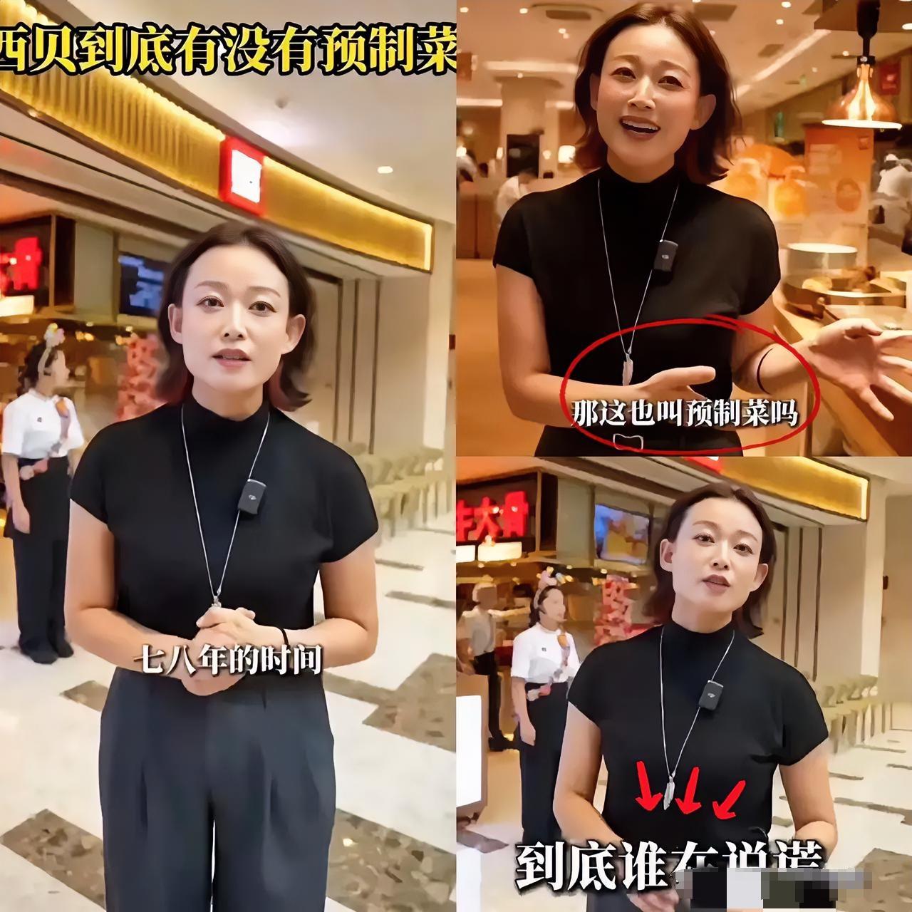 西贝最强女公关来了，
 
这个是真漂亮的，一上来
 
就火力全开怼罗永浩，说20