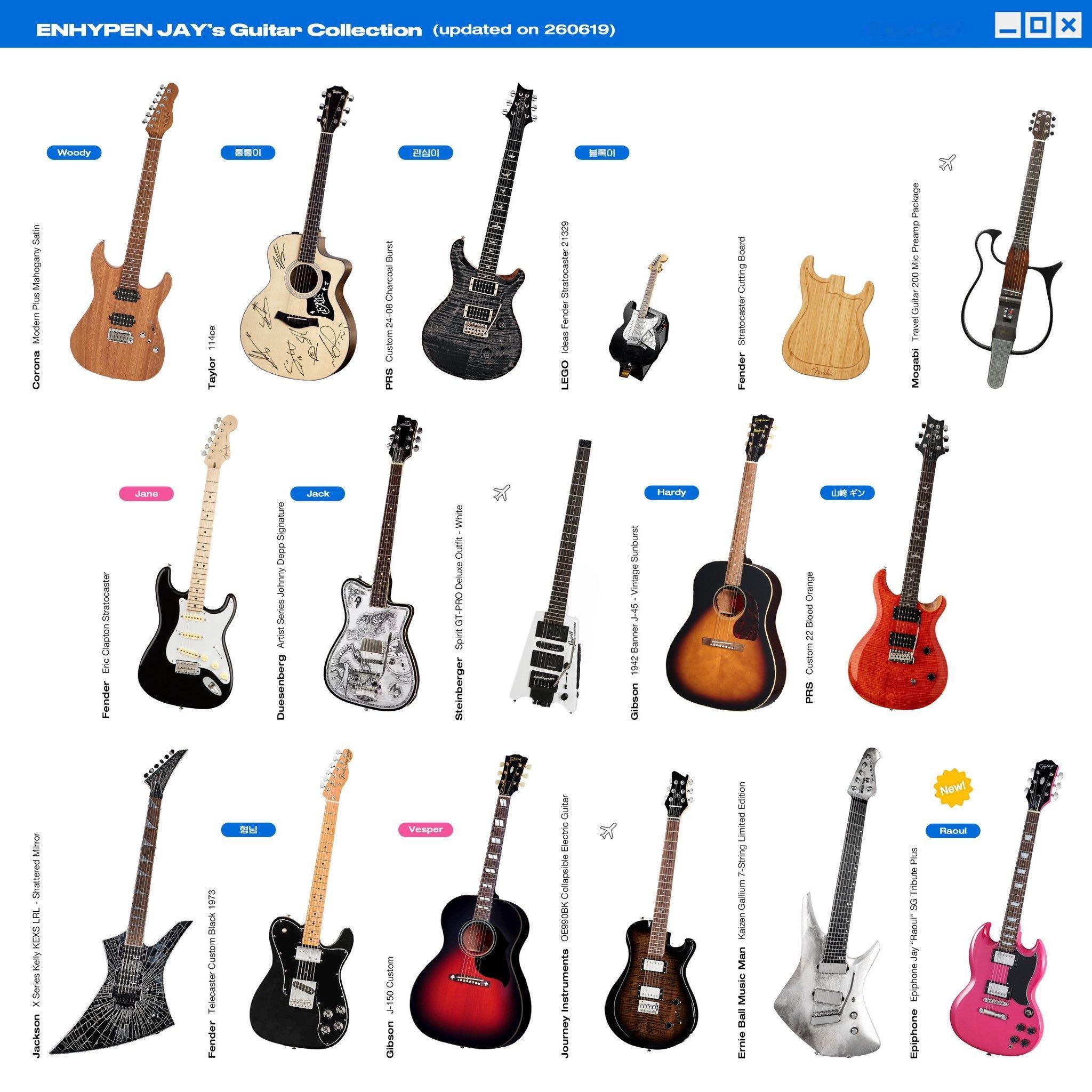 【🐈⬛】综综的吉他家族又更新族谱了🎸加入了Epiphone X Jay 联名