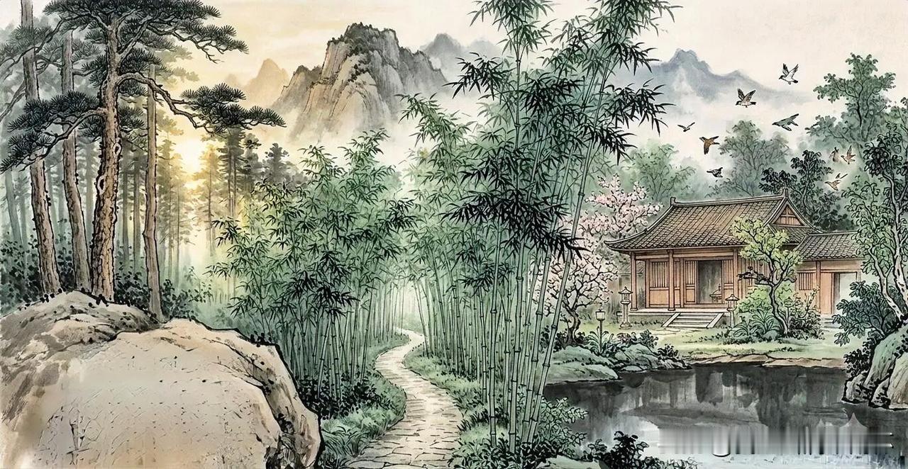 下联：三间瓦屋几丛竹
上联：有请雅士[玫瑰][玫瑰][玫瑰]