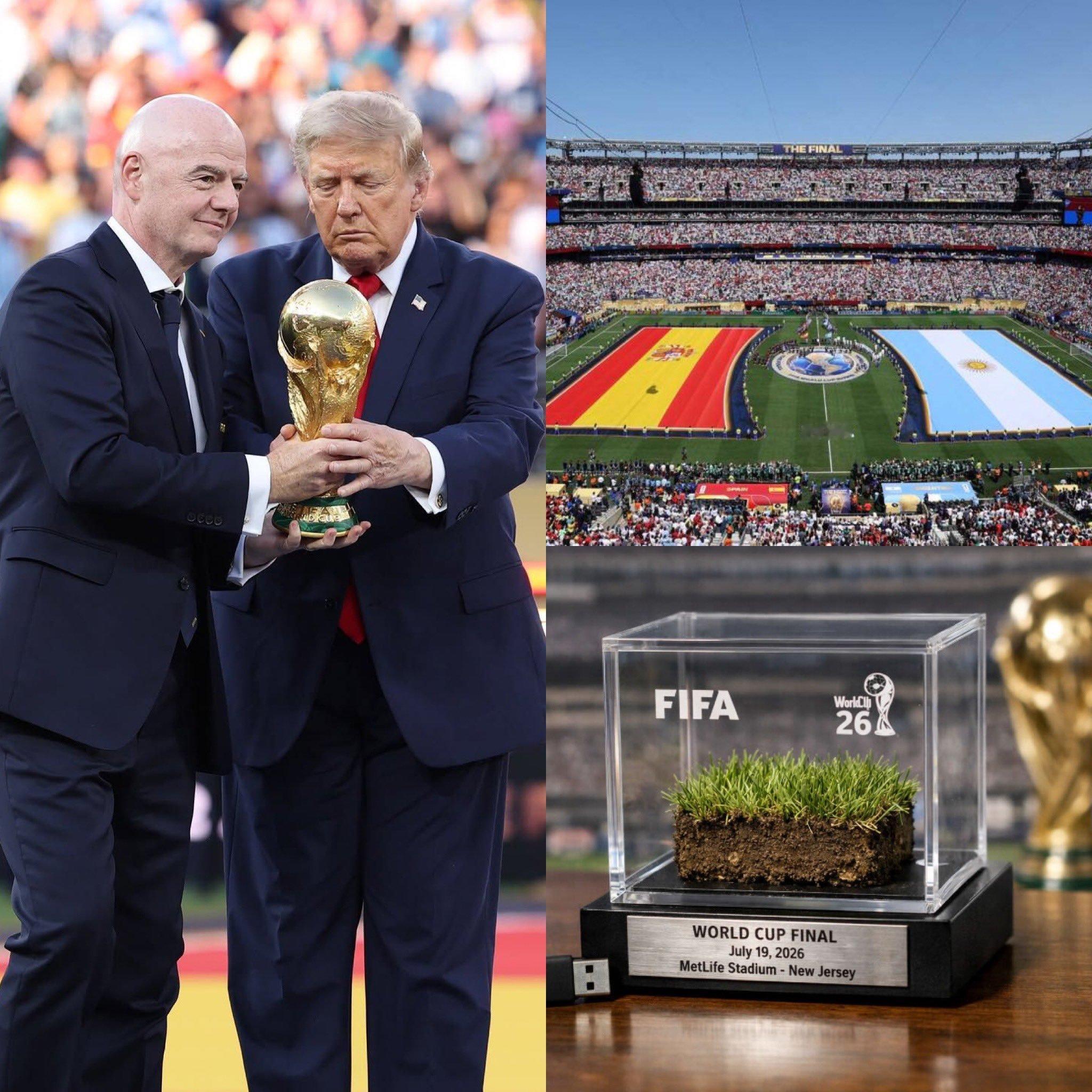 赚得盆满钵满！🏟国际足联在官方平台上架的决赛球场草坪周边全部售罄。市场需求极其