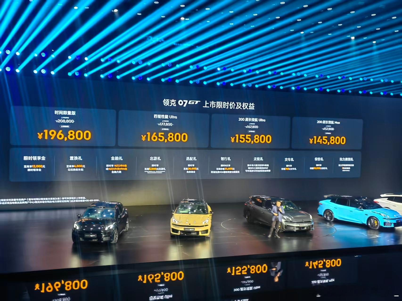领克07 GT 14.58万起，顶配19.68万。由中欧设计团队协同打造，提供极