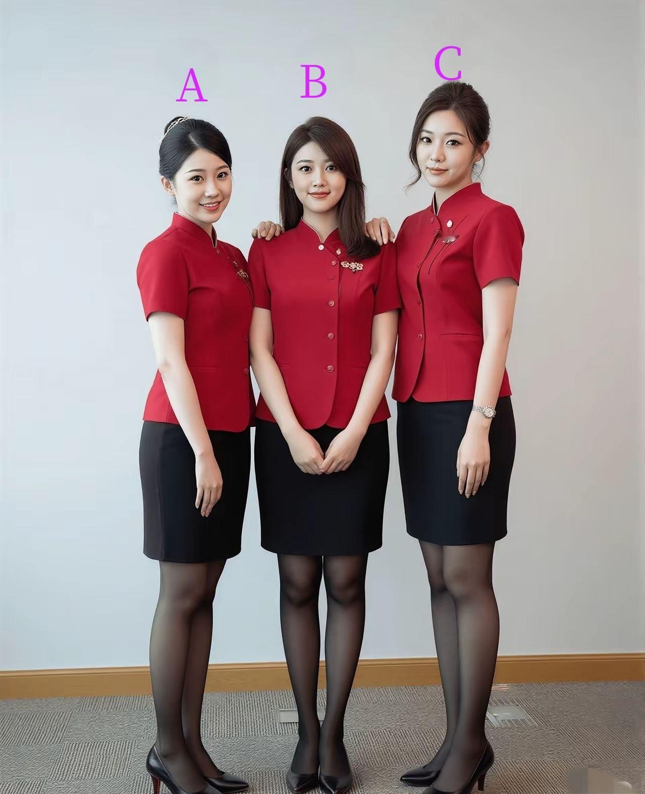 假如你是老板，
选一个跟你出差，
谈业务，
你会选择哪一个？