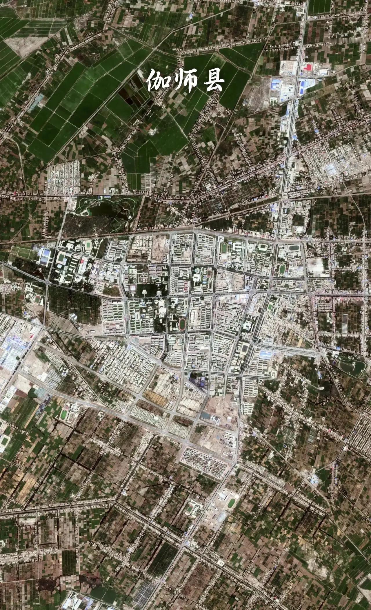 新疆城市卫星地图