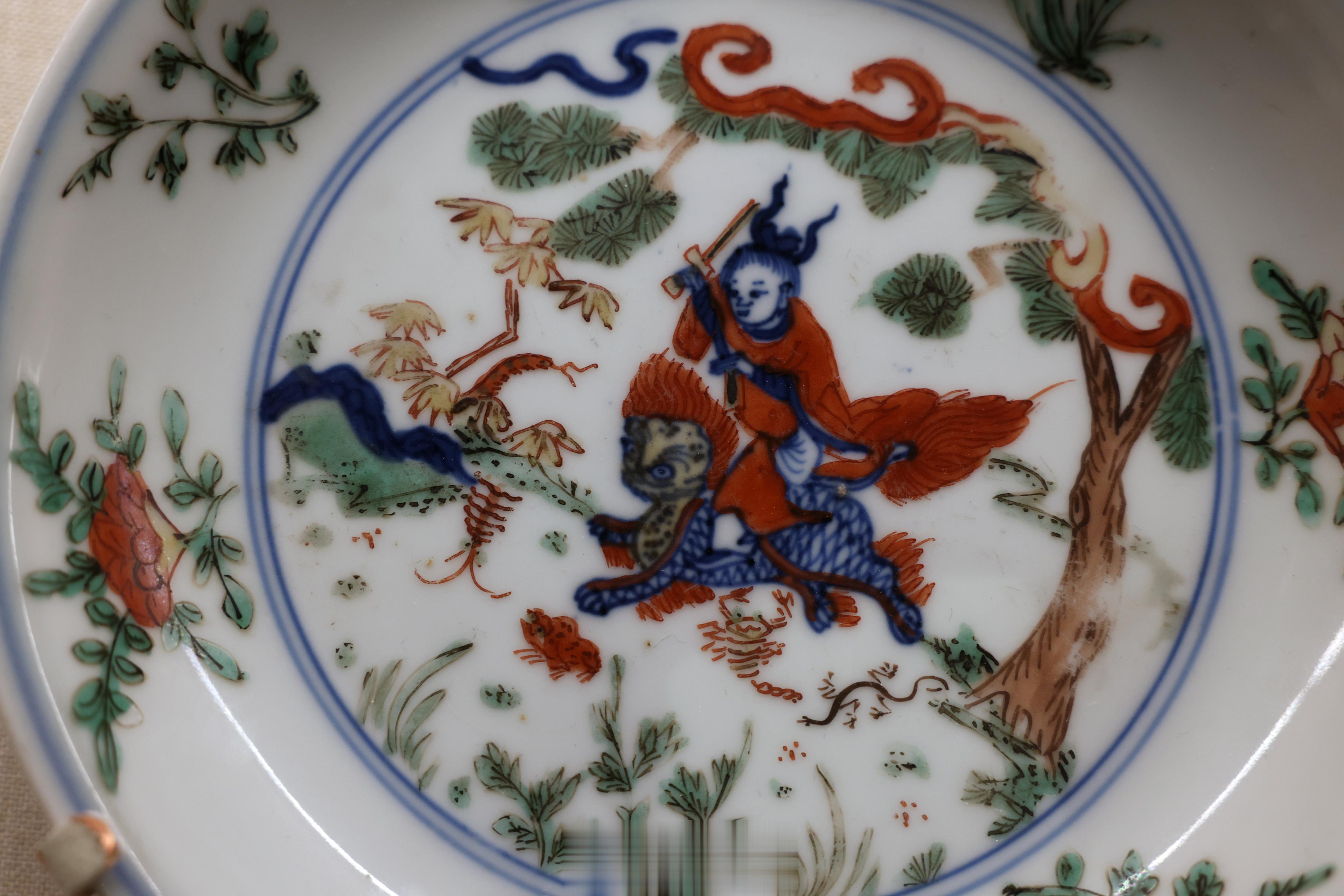 #馒头控的日常# 万历五彩张天师驱五毒盘Wanli five-colored d