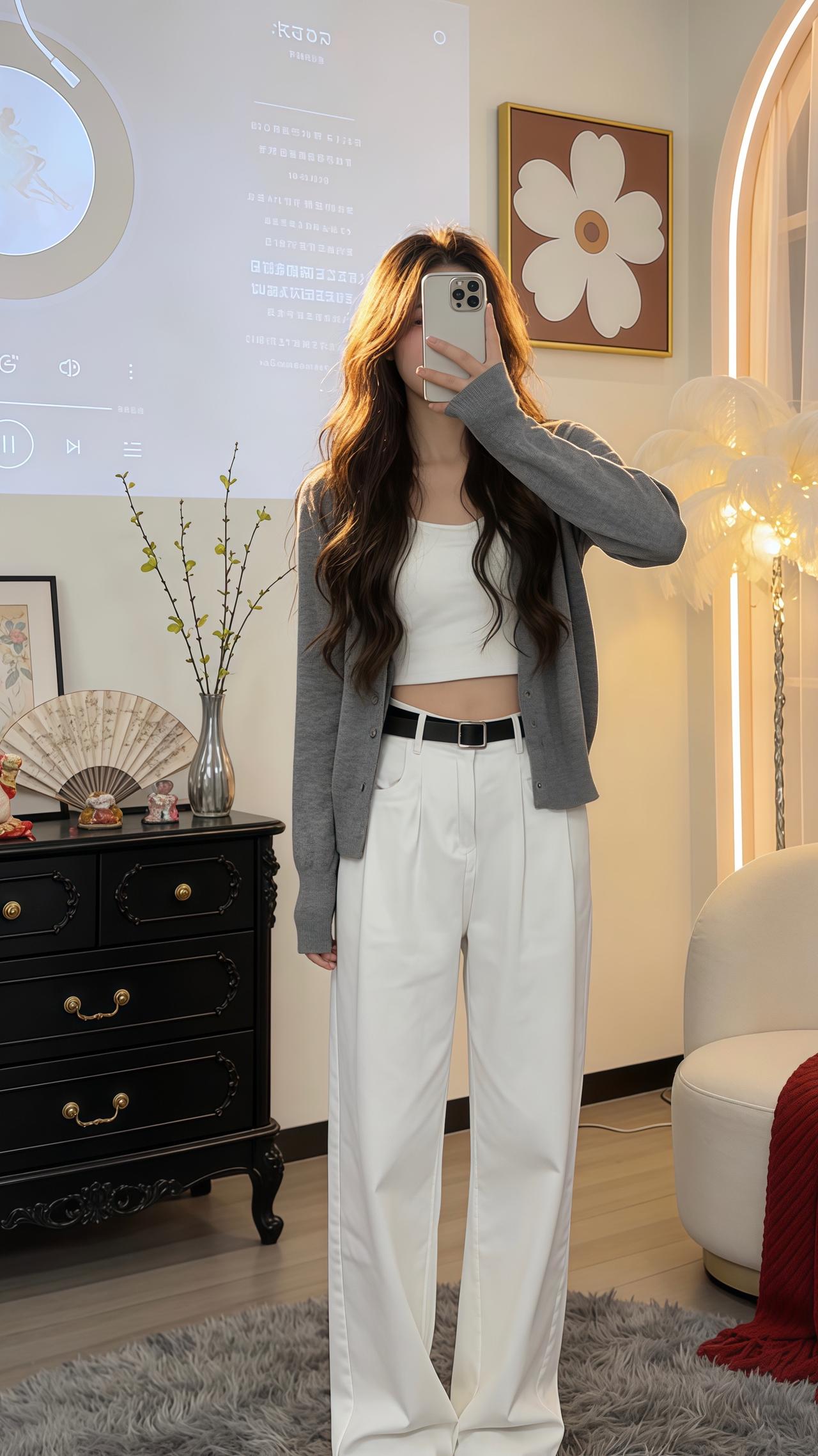 小个子休闲开衫 秋季薄款针织衫