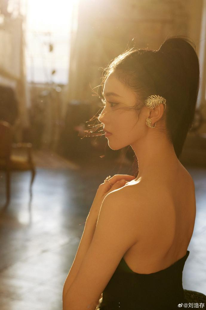 刘浩存 骨相高级感 刘浩存的脸就充满着高级感，每次看到她的照片，都觉得她的骨相是