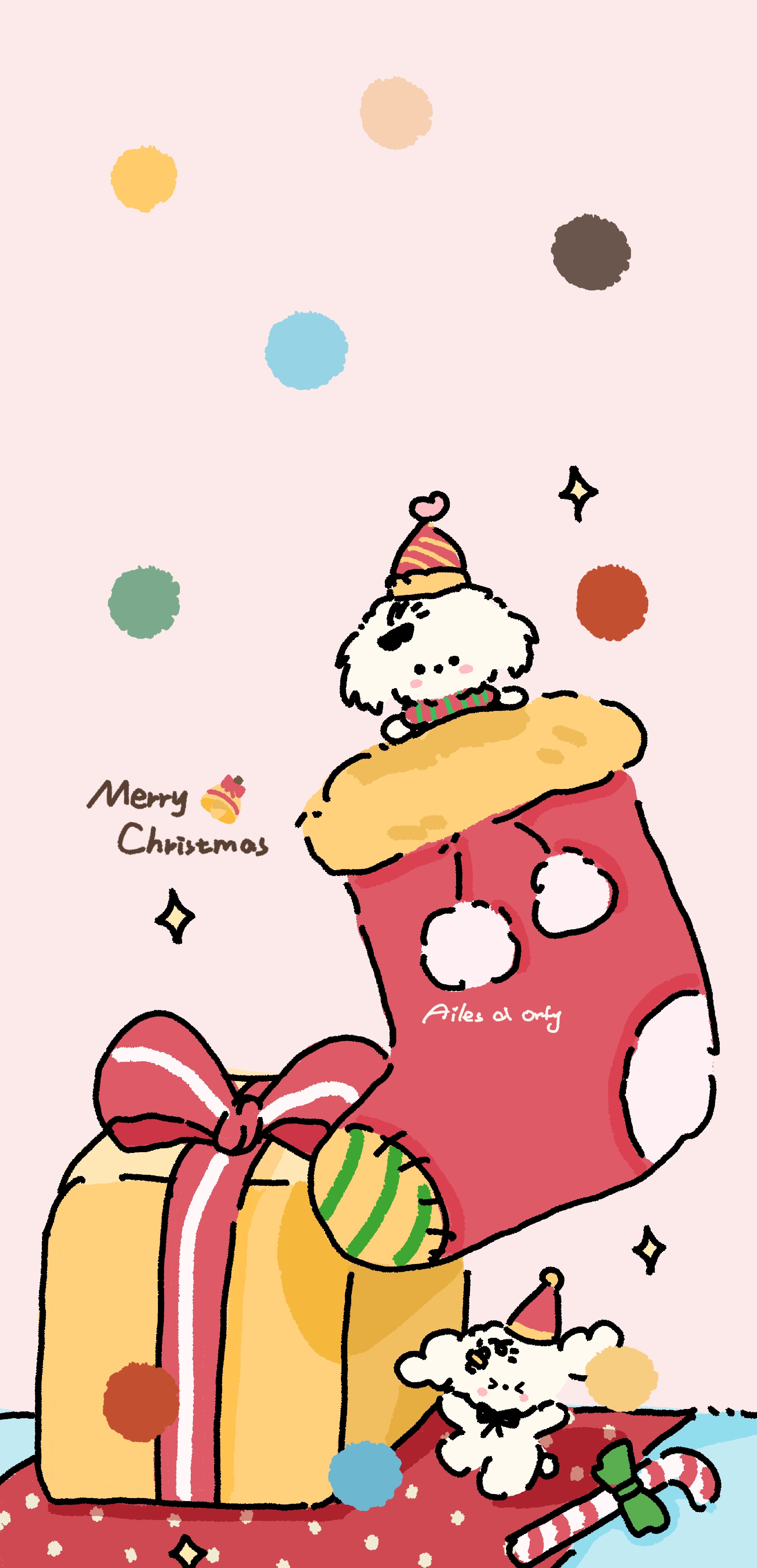 壁纸[超话]  [礼物]🎄❄️有没有和我一样 天气一冷就特别期待圣诞｜手机壁纸