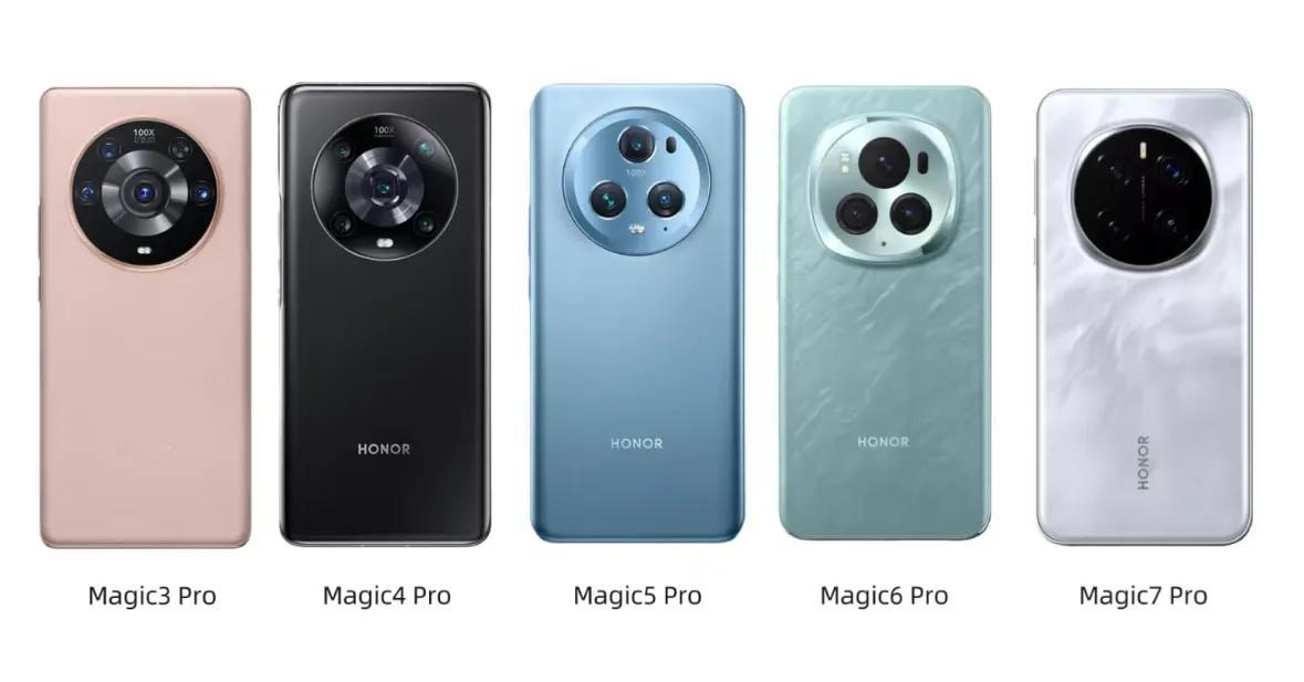 从荣耀Magic3 Pro到荣耀Magic7 Pro，5款旗舰，哪一款最好看？