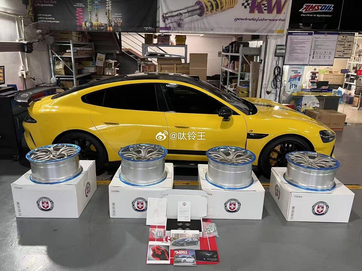 小米SU7 Ultra 升级顶级轮毂正品HRE S111SC，上车一套 ​​​