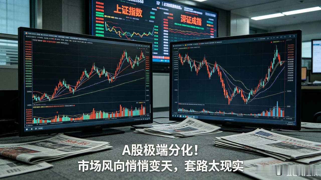 A股极端分化！市场风向悄悄变天，套路太现实
 
最近大半年的A股，行情简单粗暴，