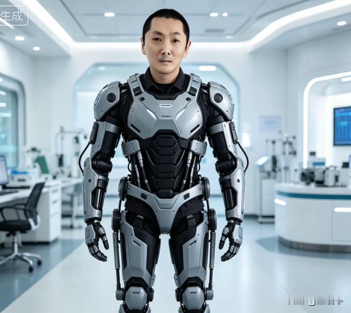 彭亚楼穿上外骨骼站起来帅不帅？         
       十几年，终于等来