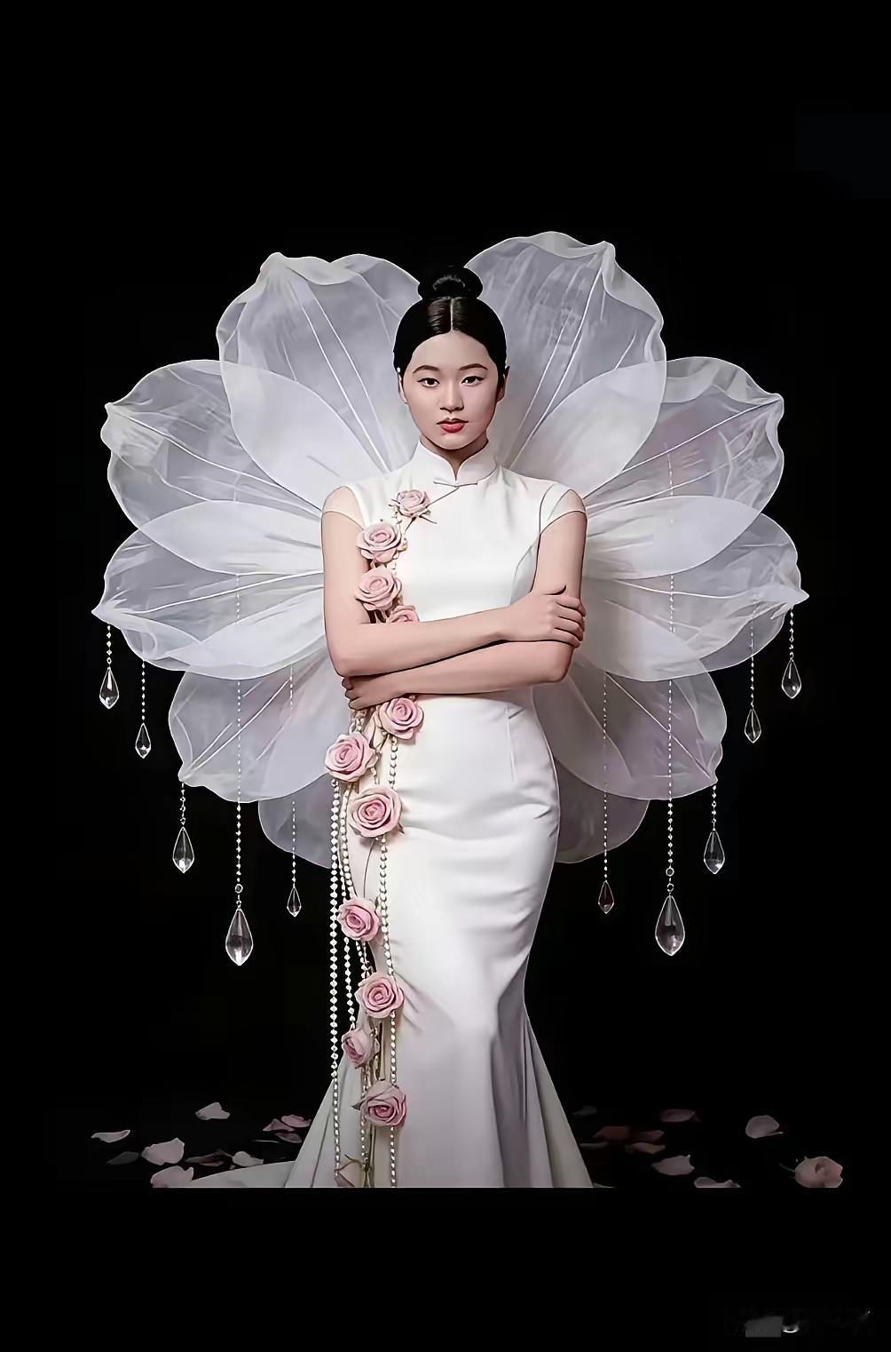 全红婵再一次惊艳众人，在水里就上水中精灵，现在岸上就是可爱的花仙子啊，是金子在哪