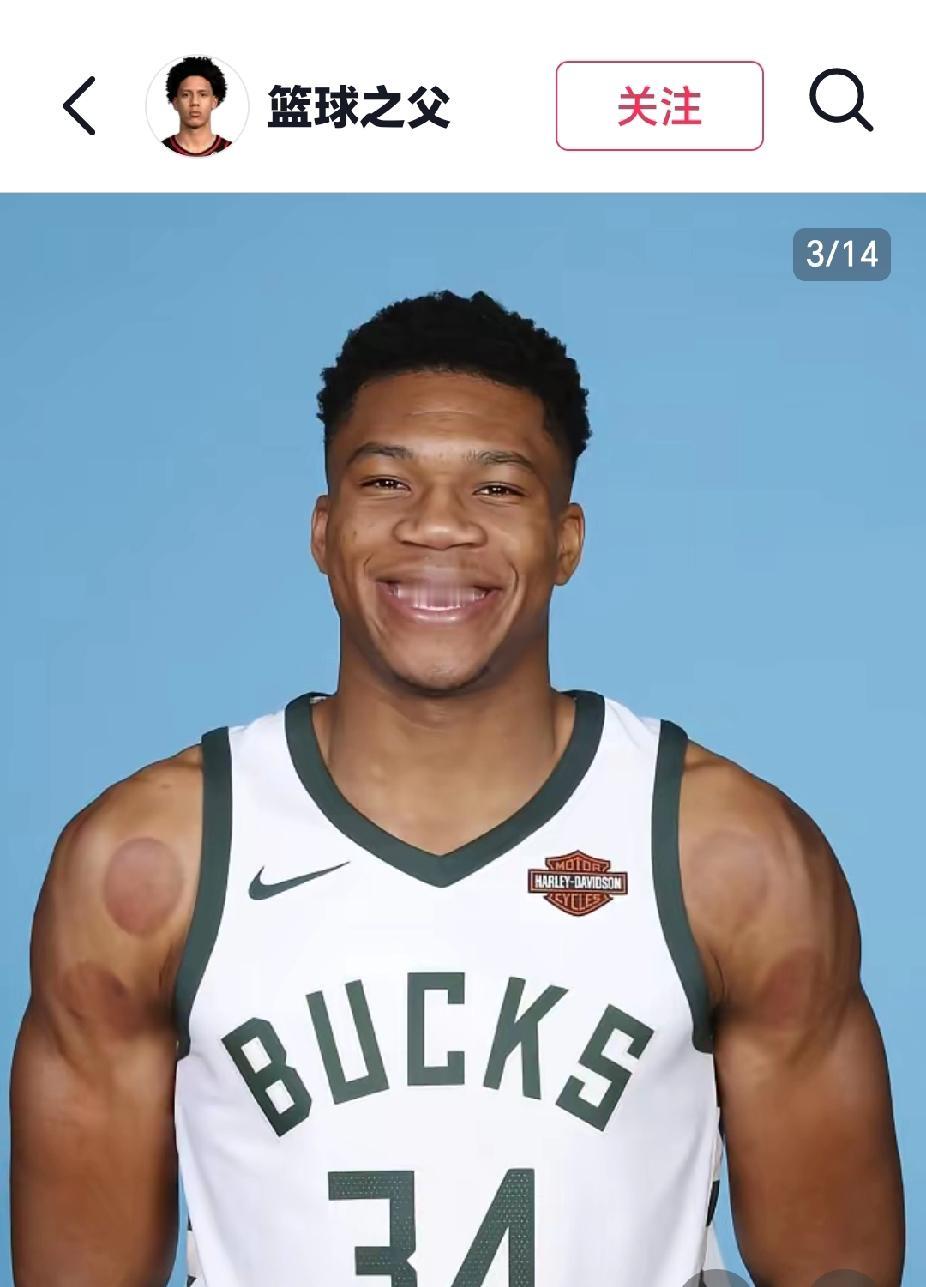 就在刚才，NBA的
超级球星扬尼斯·阿德托昆博（字母哥）突然把自己社交平台上所有