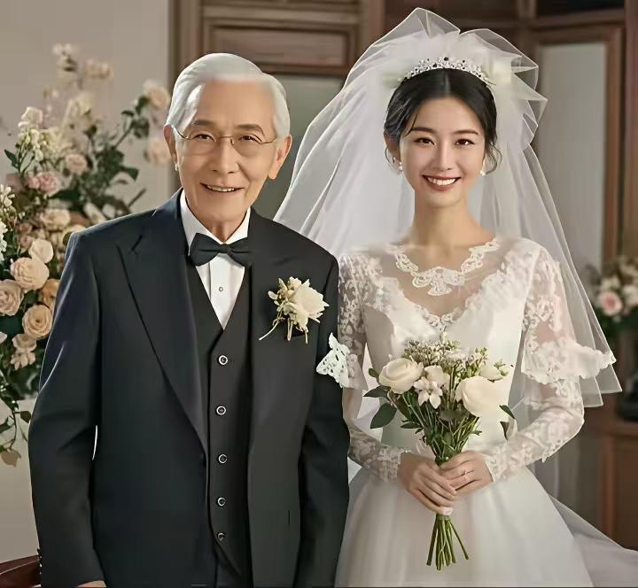 塞鸿秋·八旬翁娶娇妻有感
现实社会虽奇异，
老翁娶妇合法律。
人言牛啃嫩草戏，