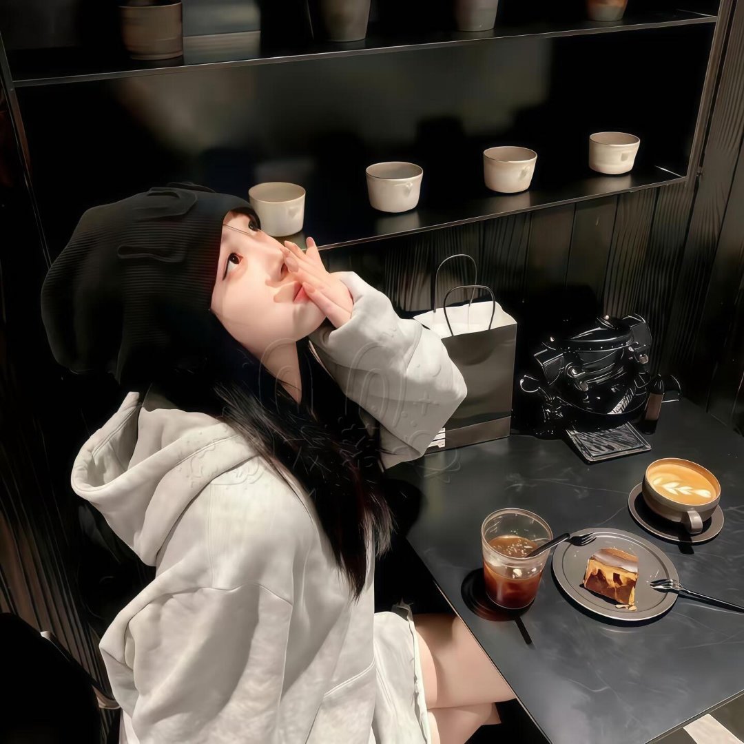 𝒘𝒆𝒄𝒉𝒂𝒕｜头像背景圖搭配｜高清女头｜ins风 