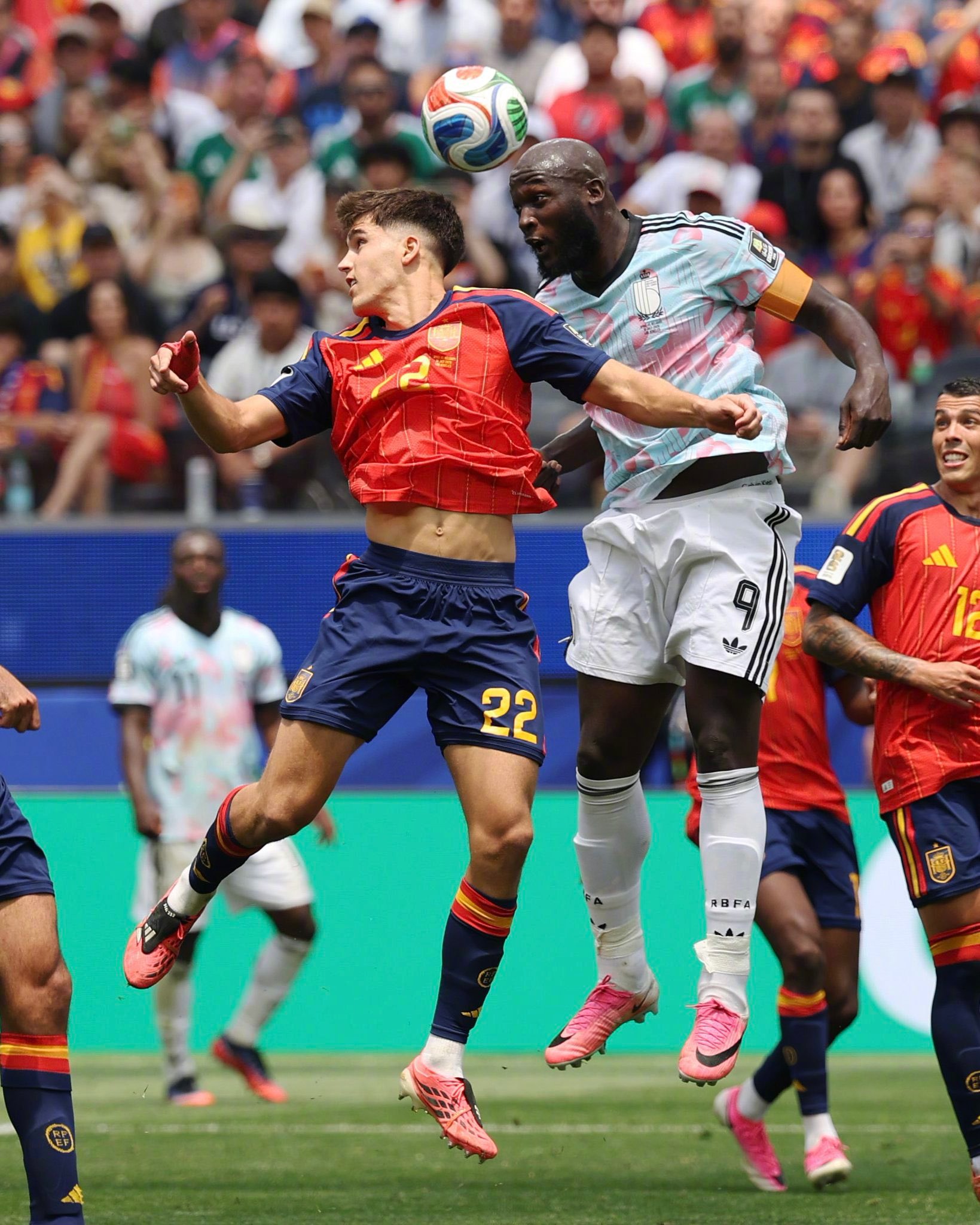 红蓝新大陆 🏆巴萨球员世界杯战报⬇️🇪🇸西班牙2-1比利时🇧🇪：亚马尔